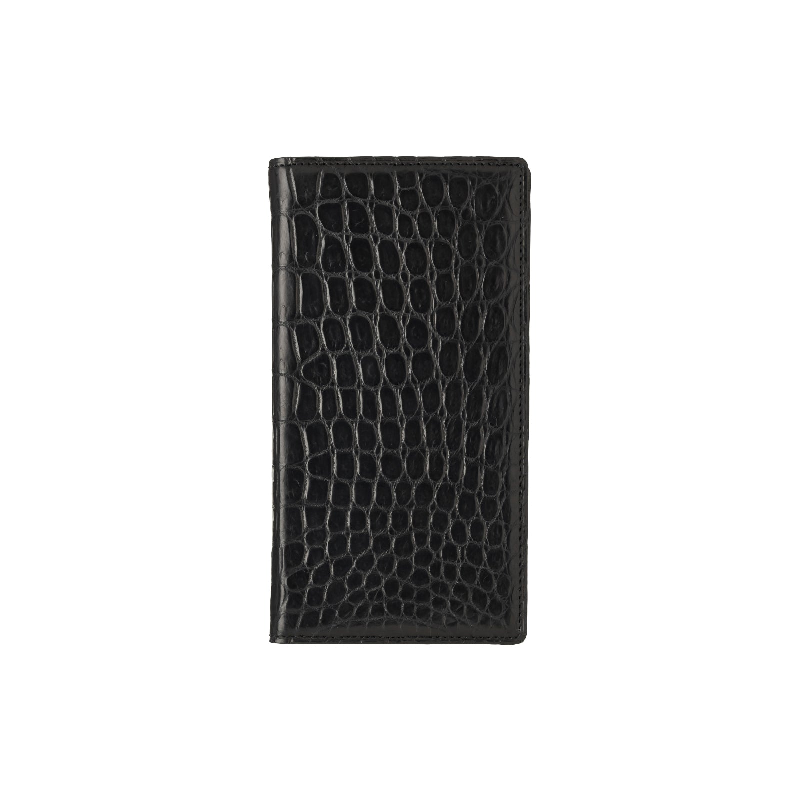 Crocodile Leather Flip Case for iPhone 16 Pro