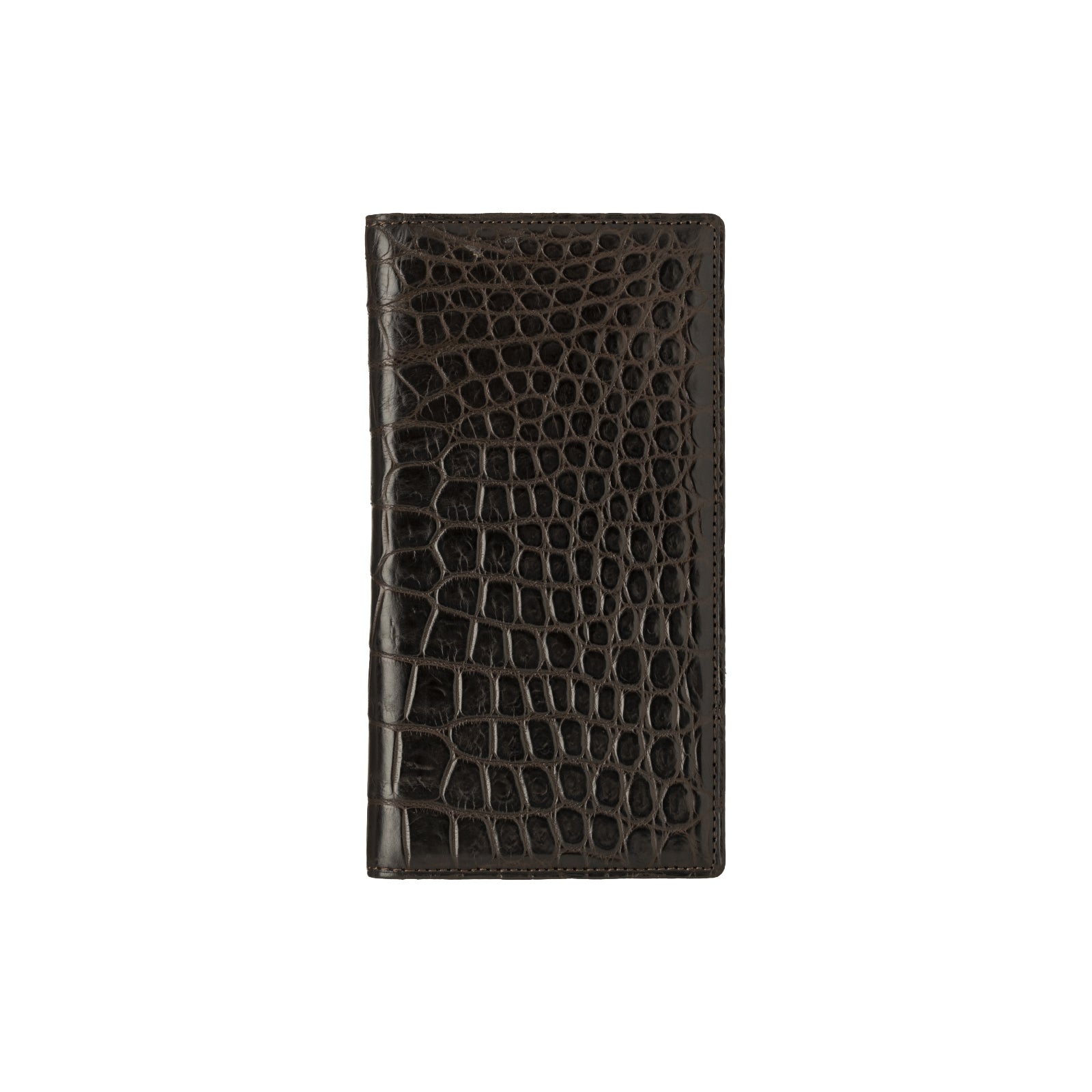 Crocodile Leather Flip Case for iPhone 15 Pro