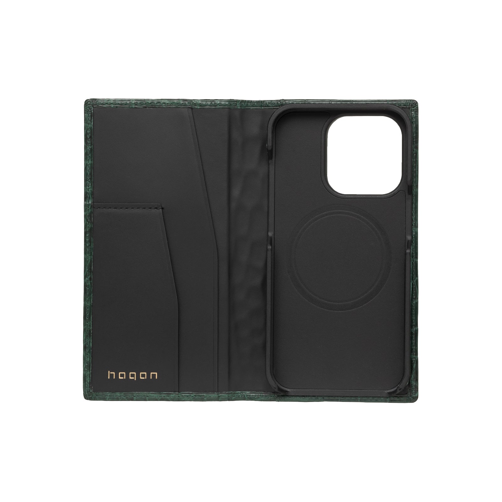 Crocodile Leather Flip Case for iPhone 15 Pro