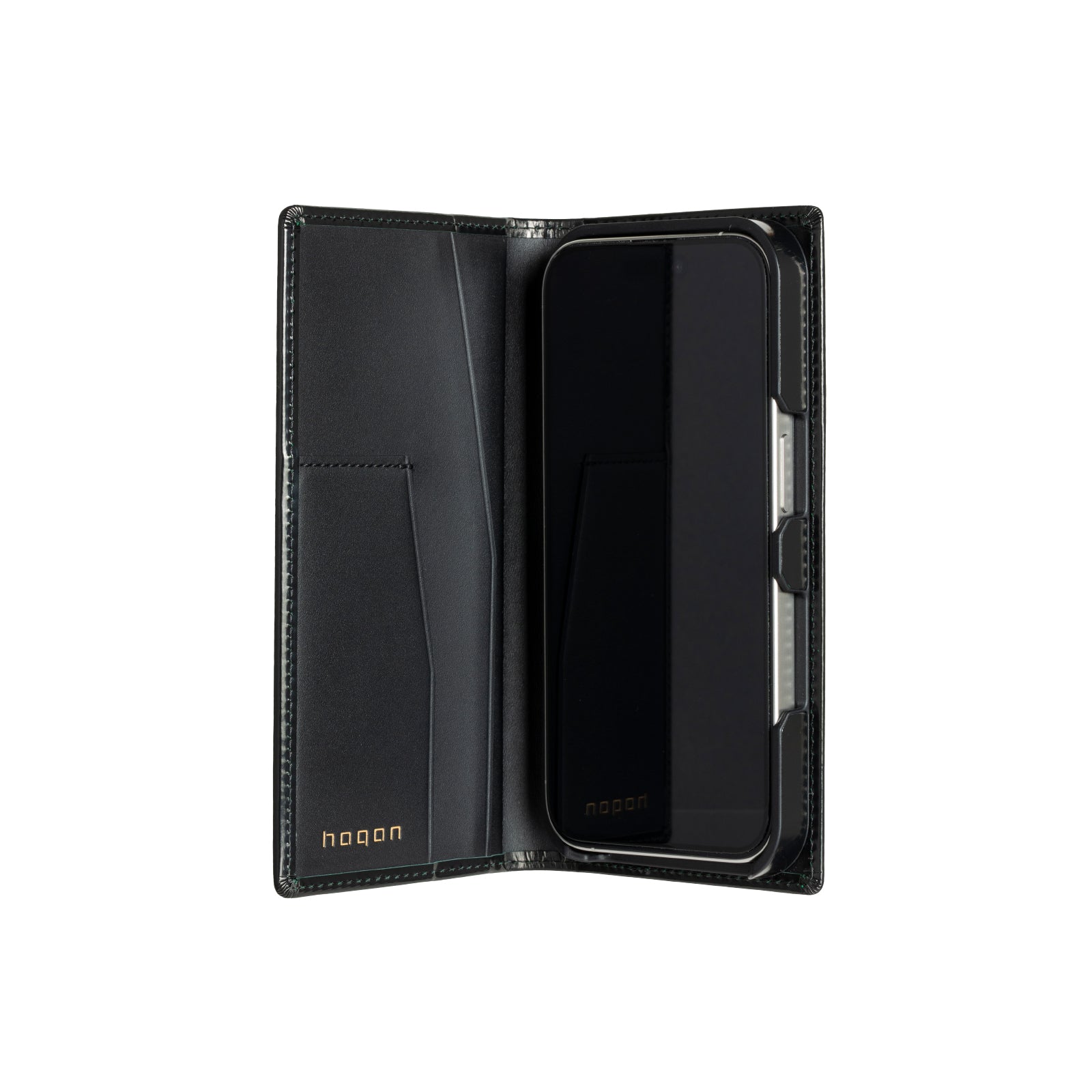 Antique Glass Leather Flip Case for iPhone 16 Pro