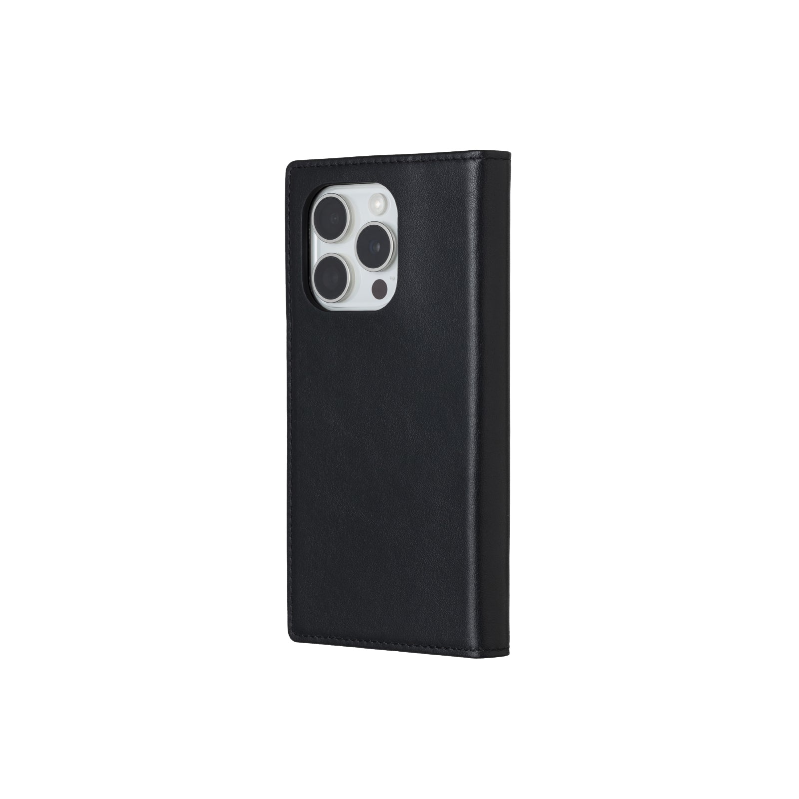 Mastrotto Smooth leather Flip Case for iPhone 15 Pro