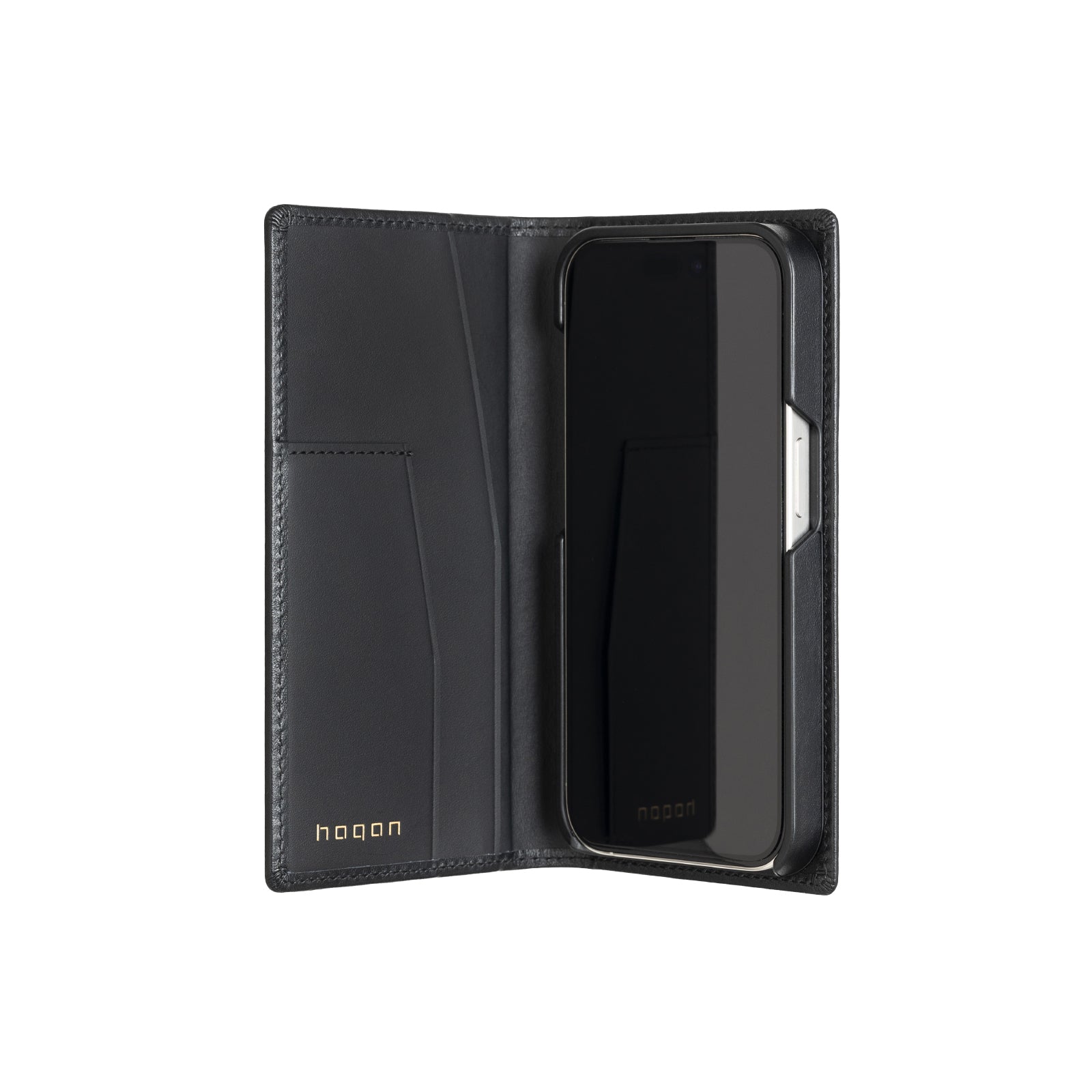 Mastrotto Smooth leather Flip Case for iPhone 15 Pro