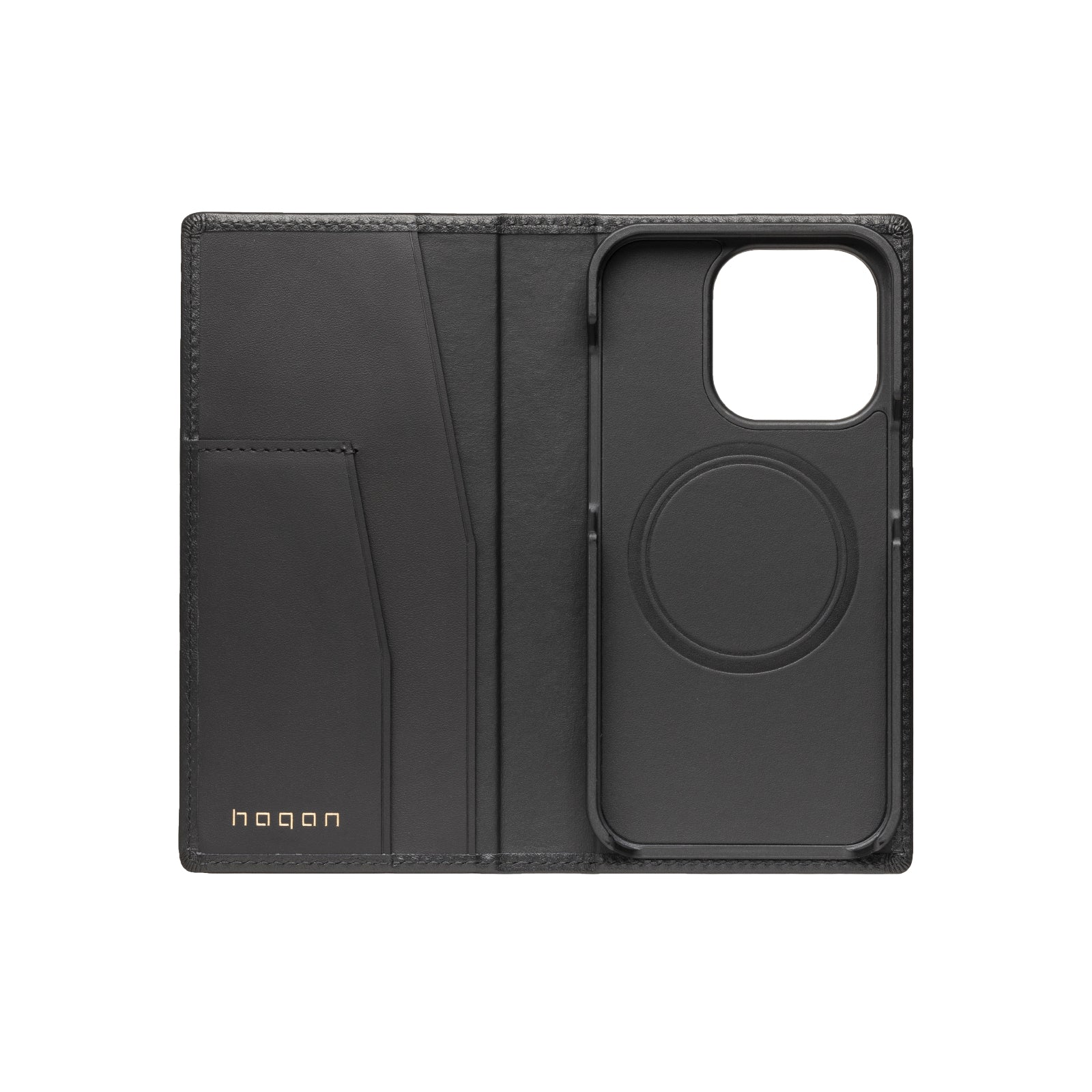 Mastrotto Smooth leather Flip Case for iPhone 15 Pro