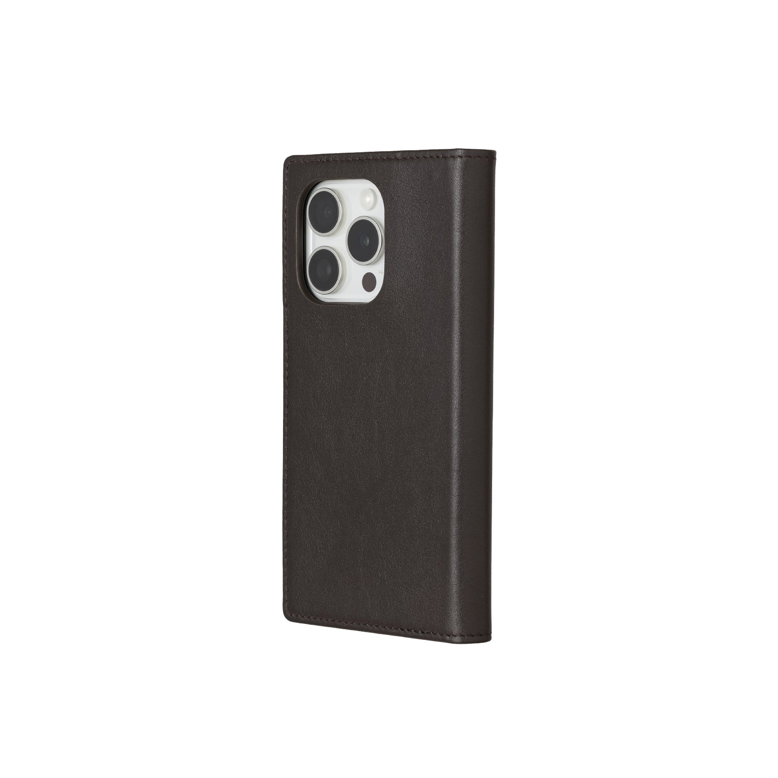 Mastrotto Smooth leather Flip Case for iPhone 15 Pro