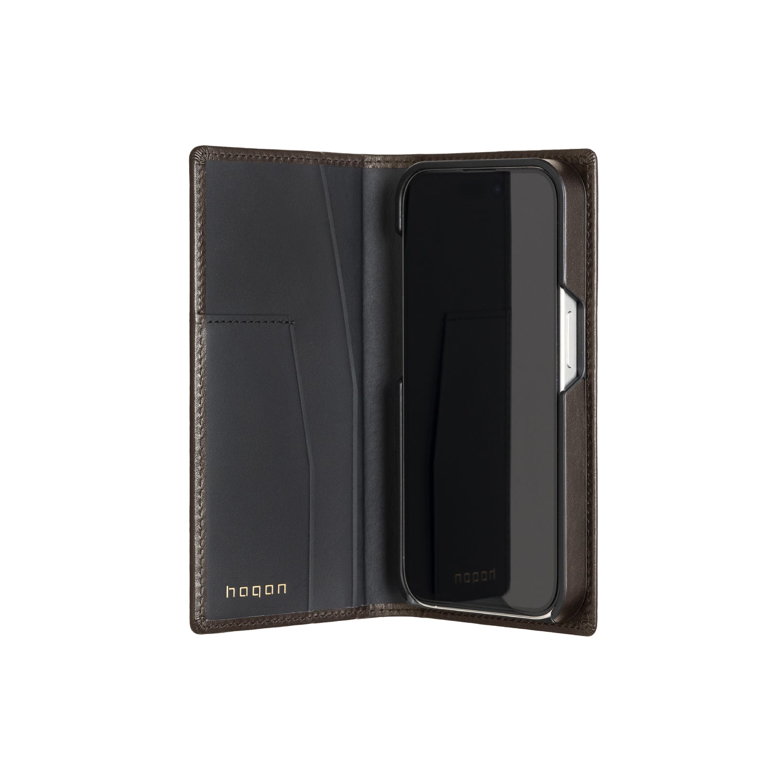 Mastrotto Smooth leather Flip Case for iPhone 15 Pro