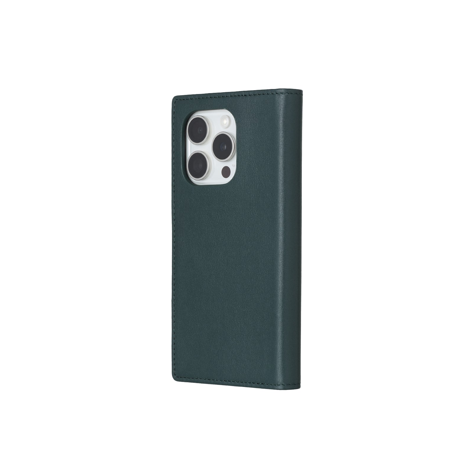 Mastrotto Smooth leather Flip Case for iPhone 15 Pro