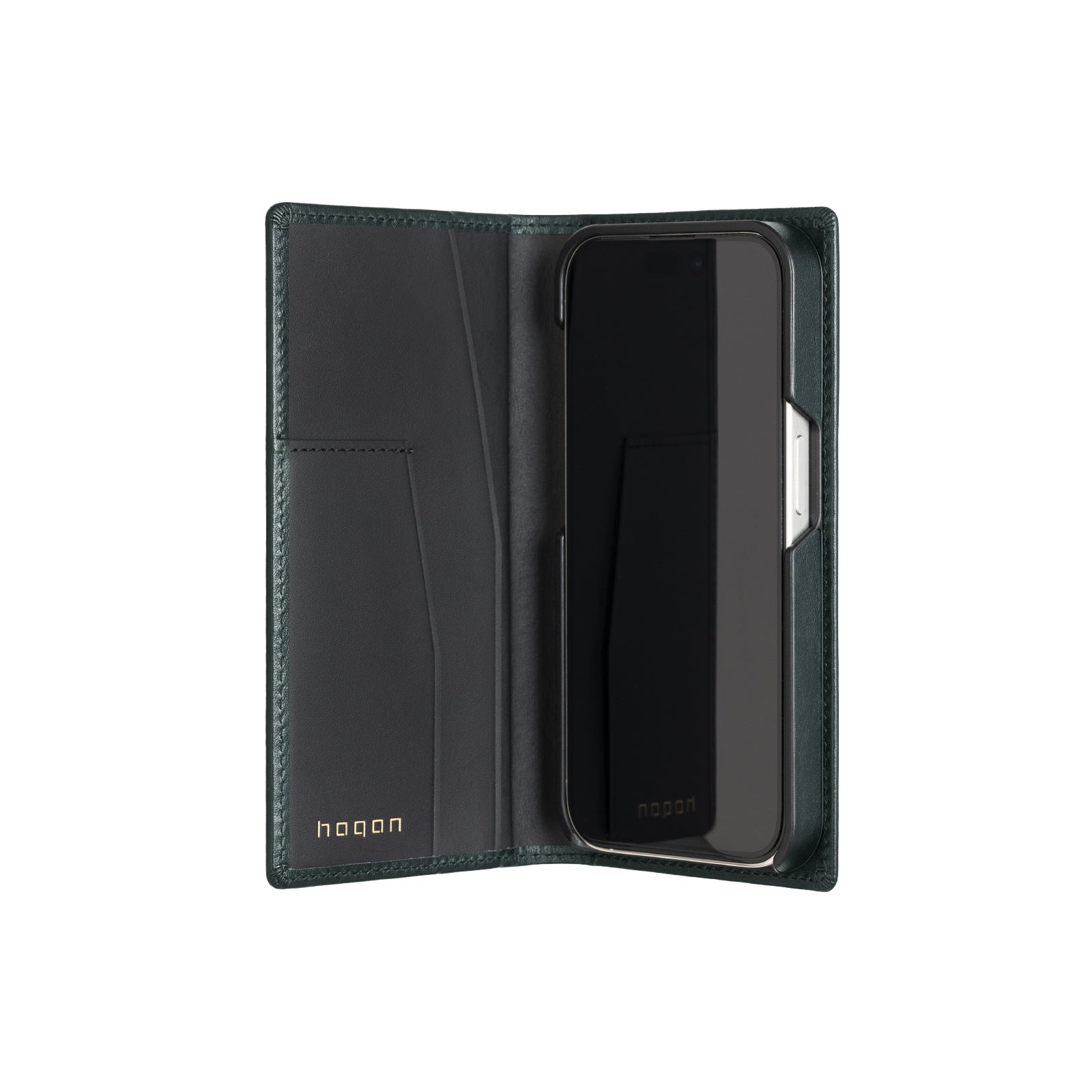 Mastrotto Smooth leather Flip Case for iPhone 15 Pro