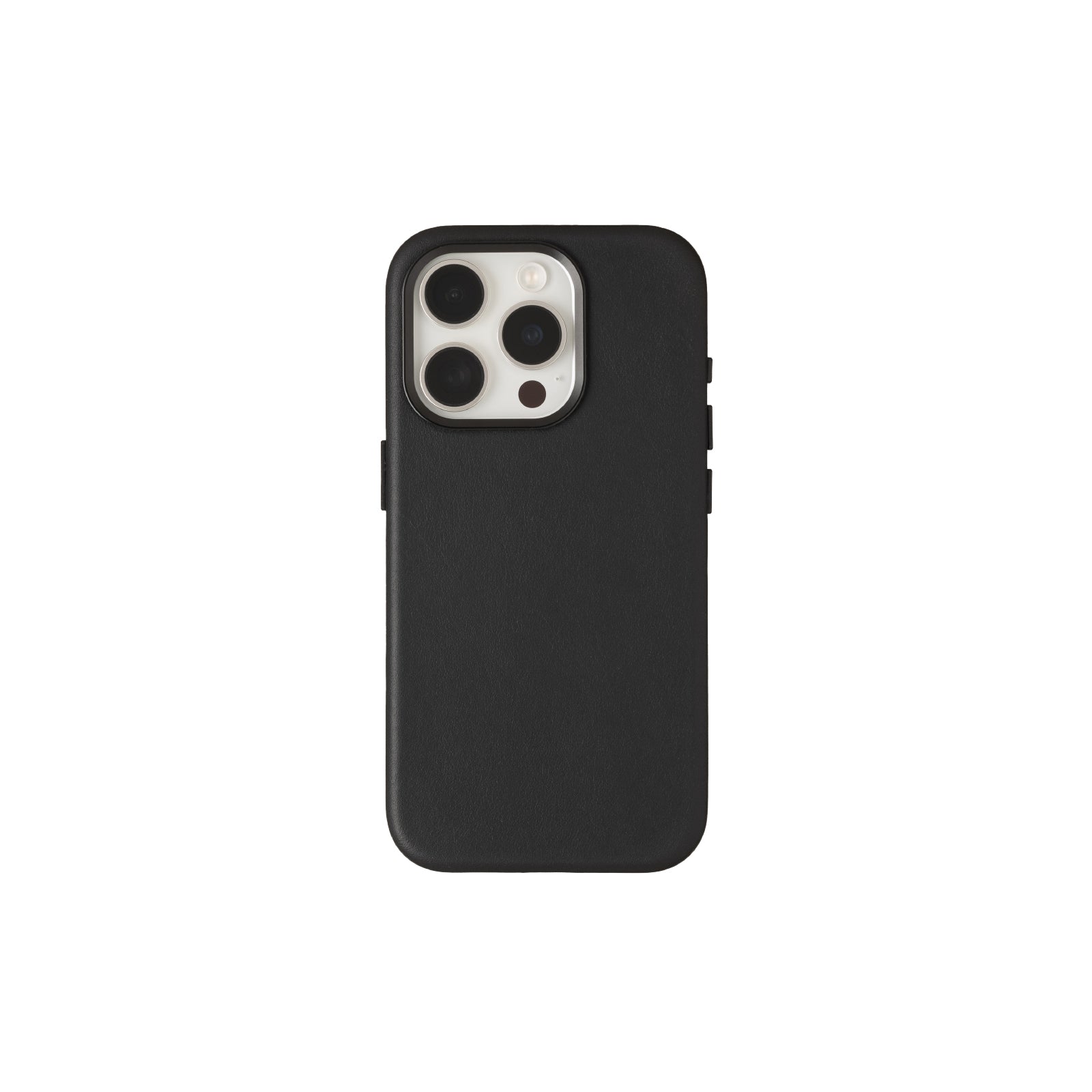 Mastrotto Smooth leather Shell Case for iPhone 15 Pro
