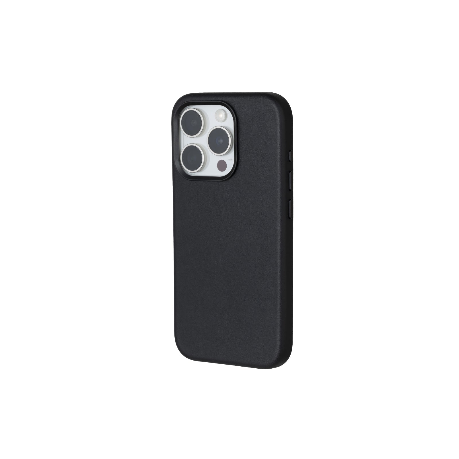 Mastrotto Smooth leather Shell Case for iPhone 15 Pro