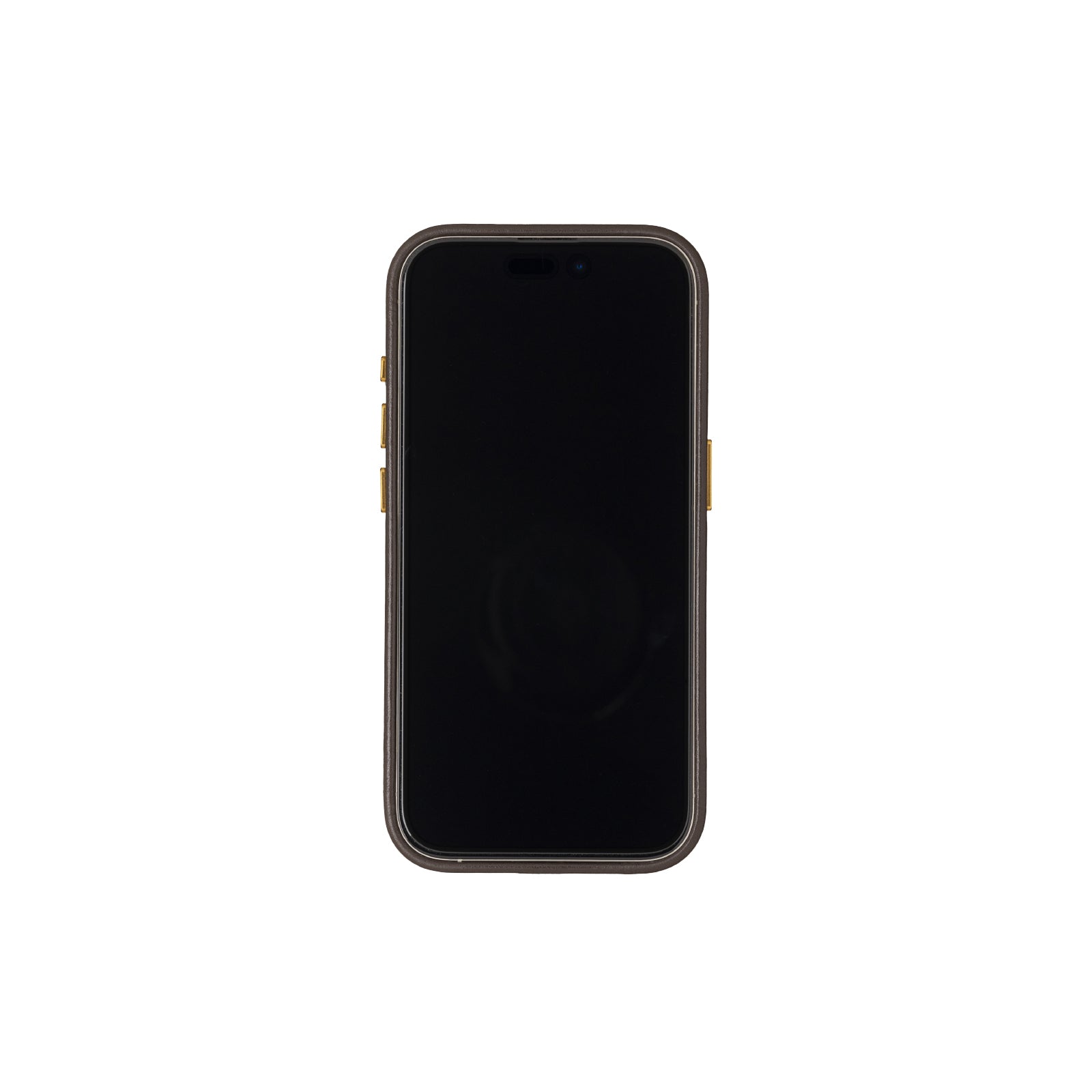 Mastrotto Smooth leather Shell Case for iPhone 15 Pro