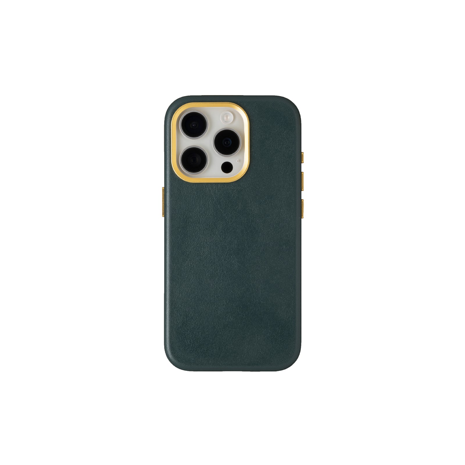 Mastrotto Smooth leather Shell Case for iPhone 15 Pro