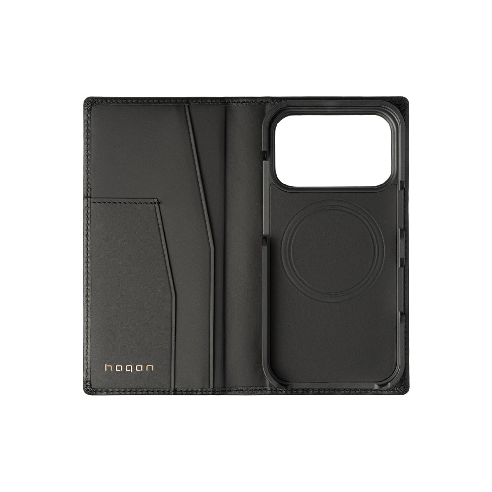 Nappa leather Flip Case for iPhone 18 Pro
