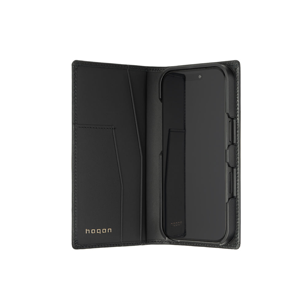 Nappa leather Flip Case for iPhone 18 Pro