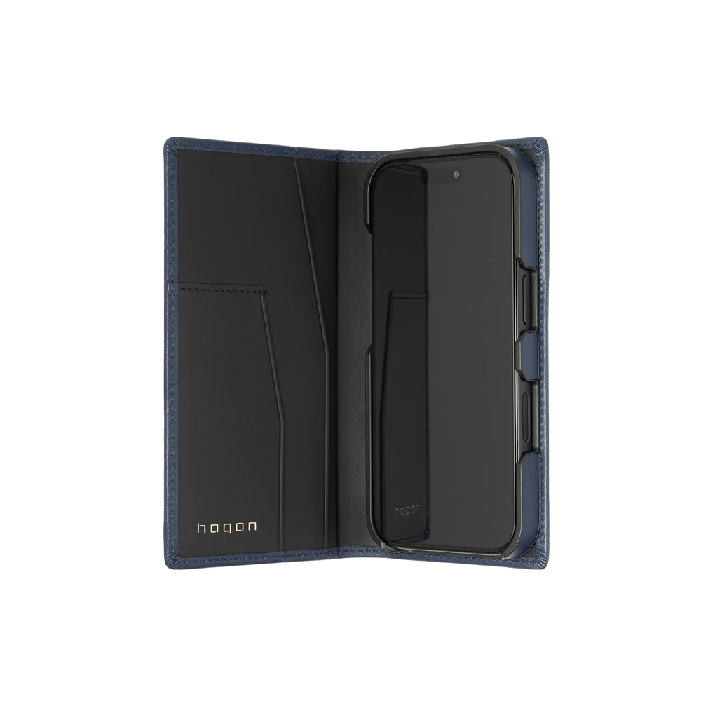 Nappa leather Flip Case for iPhone 18 Pro