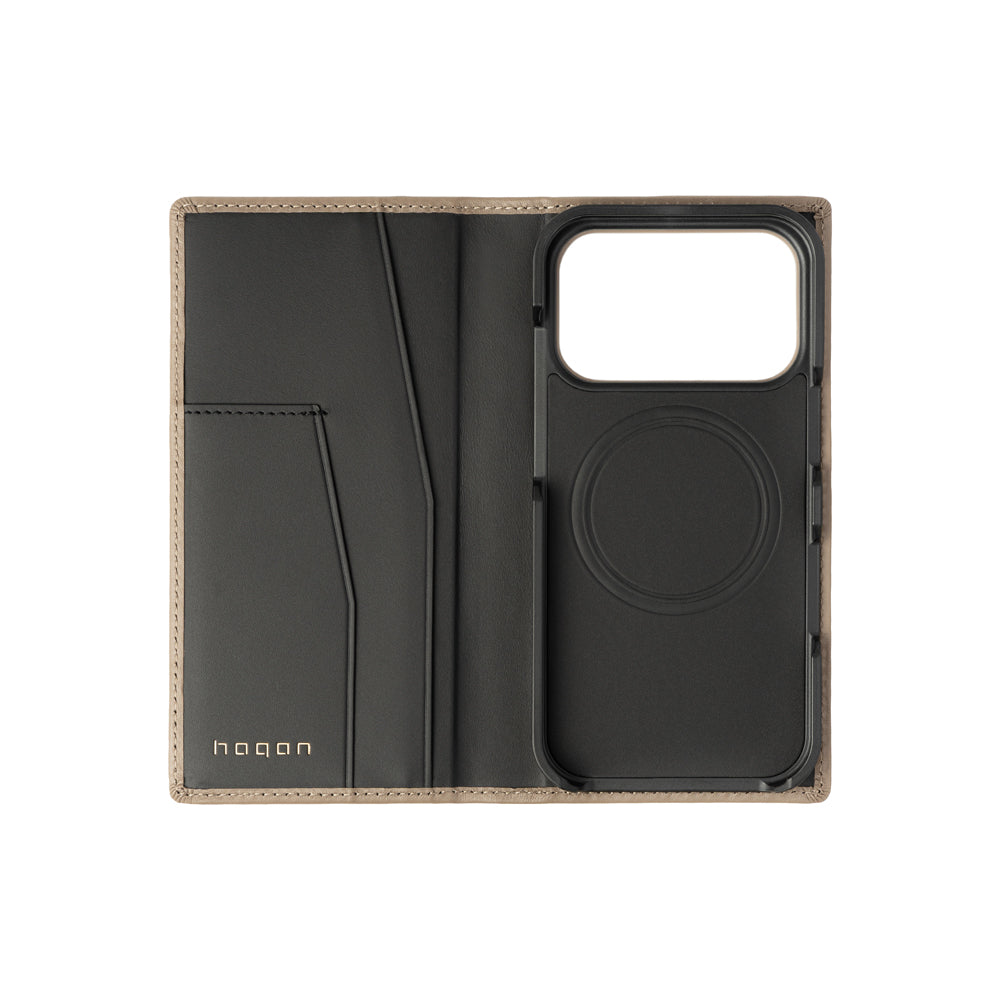Nappa leather Flip Case for iPhone 18 Pro
