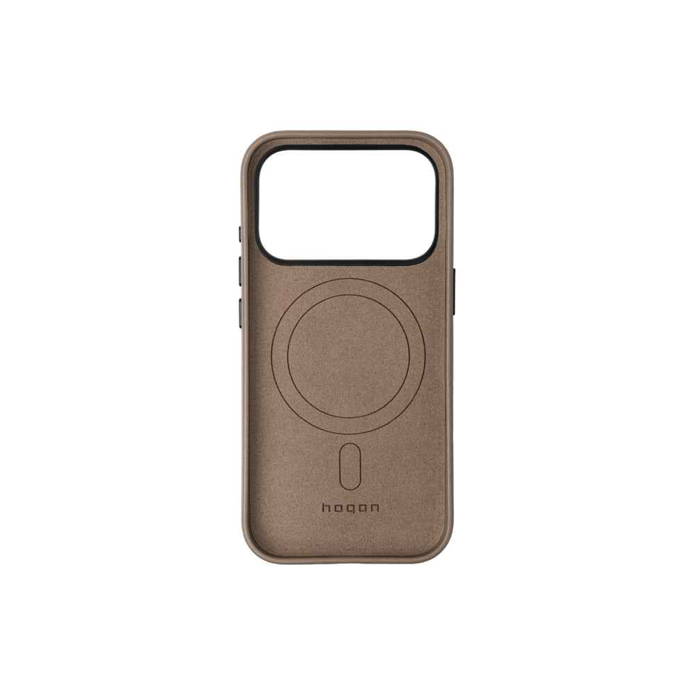 Nappa leather Shell Case for iPhone 18 Pro