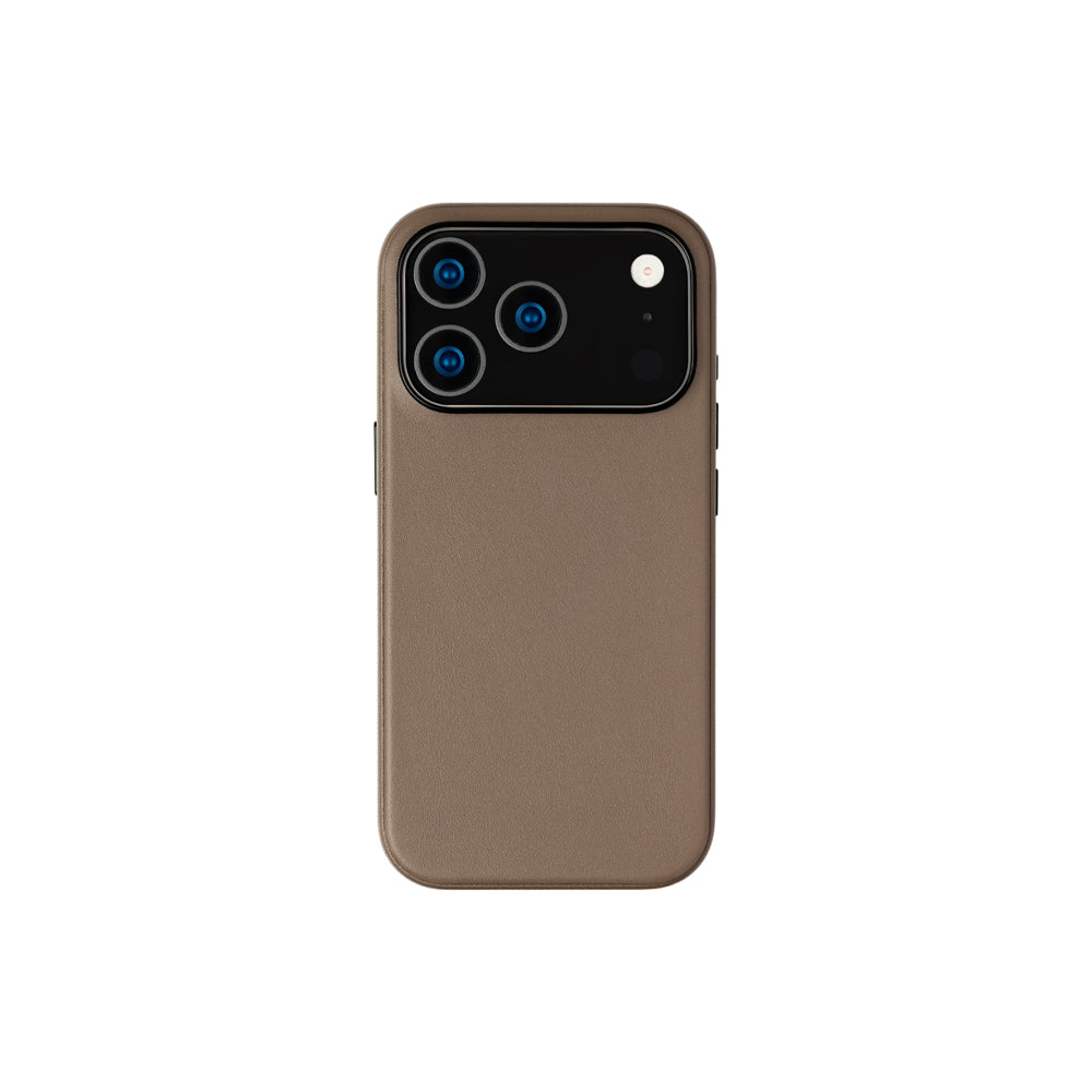 Nappa leather Shell Case for iPhone 18 Pro
