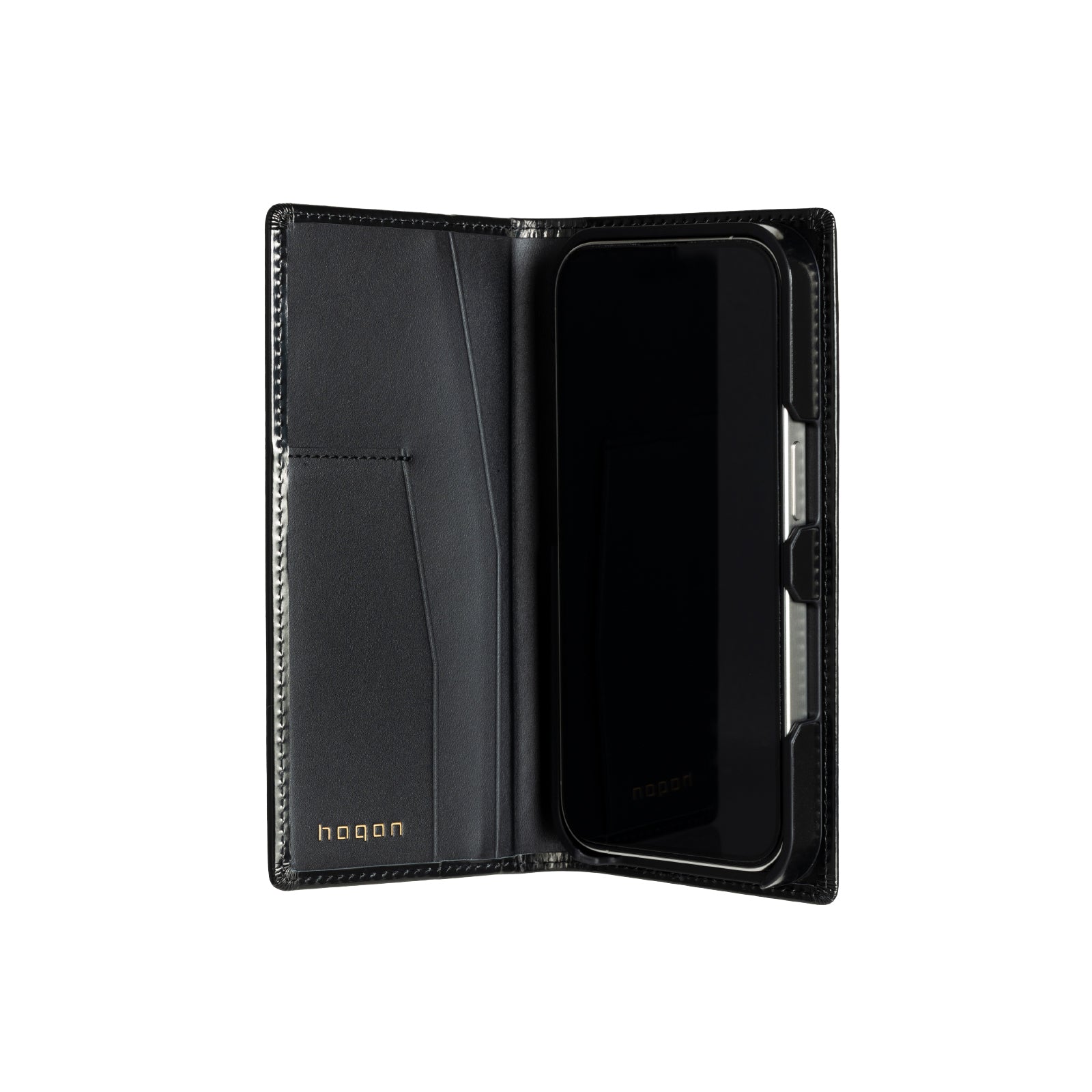 Antique Glass Leather Flip Case for iPhone 16 Pro