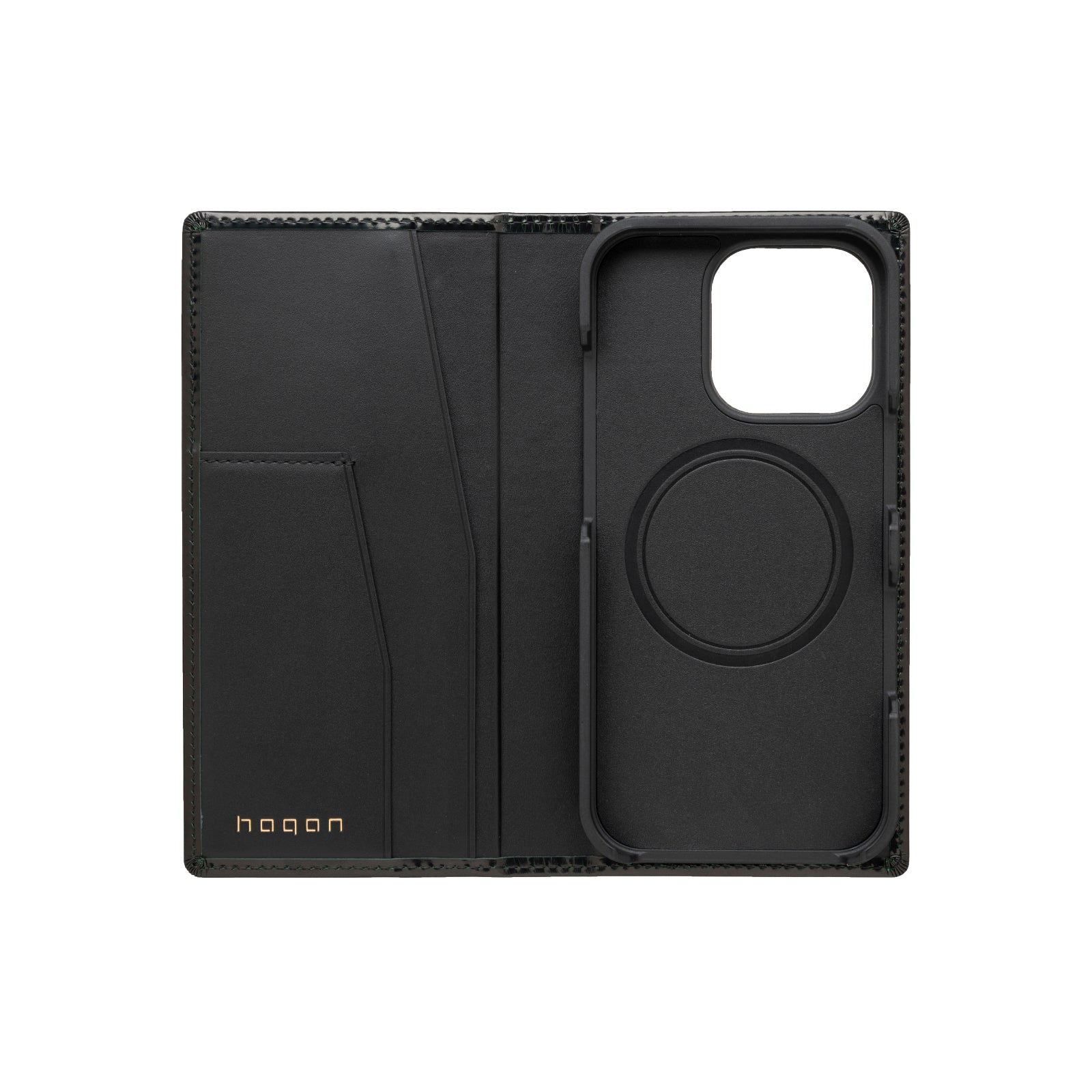 Antique Glass Leather Flip Case for iPhone 16 Pro