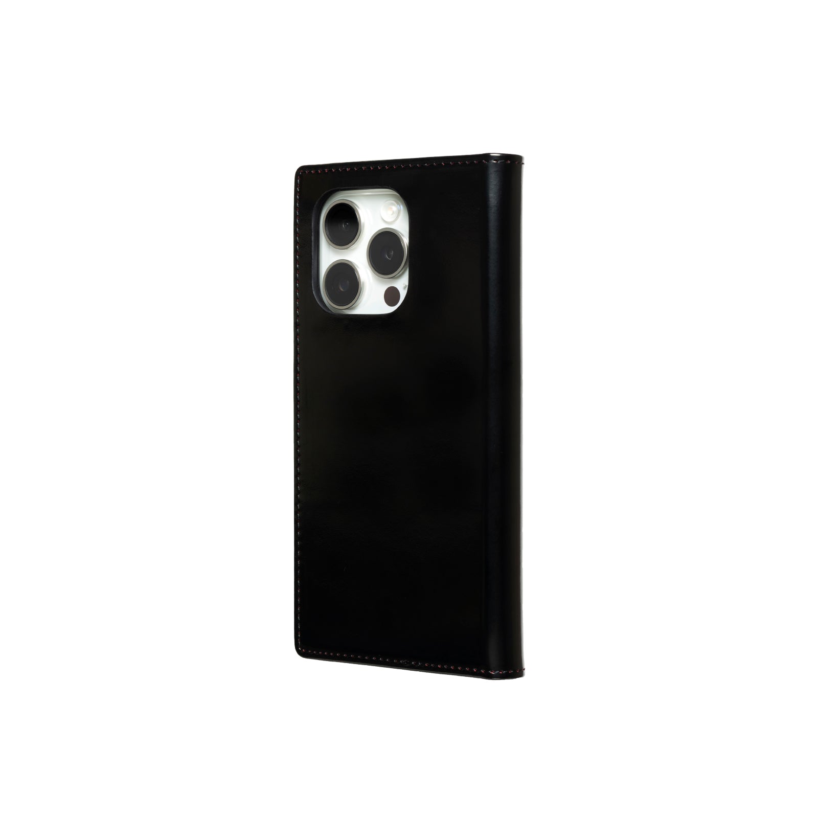 Antique Glass Leather Flip Case for iPhone 16 Pro
