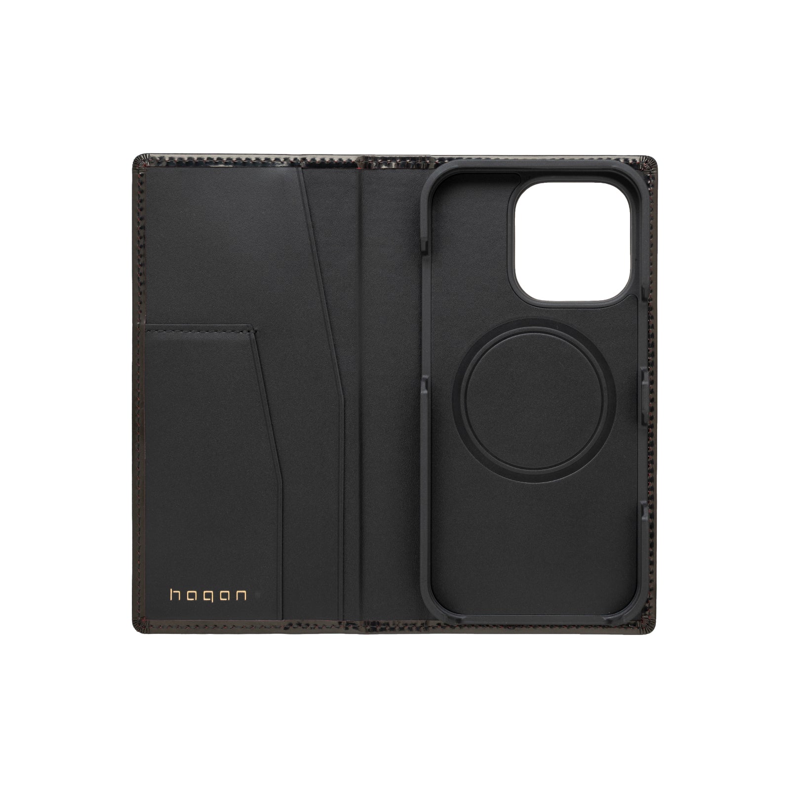 Antique Glass Leather Flip Case for iPhone 16 Pro