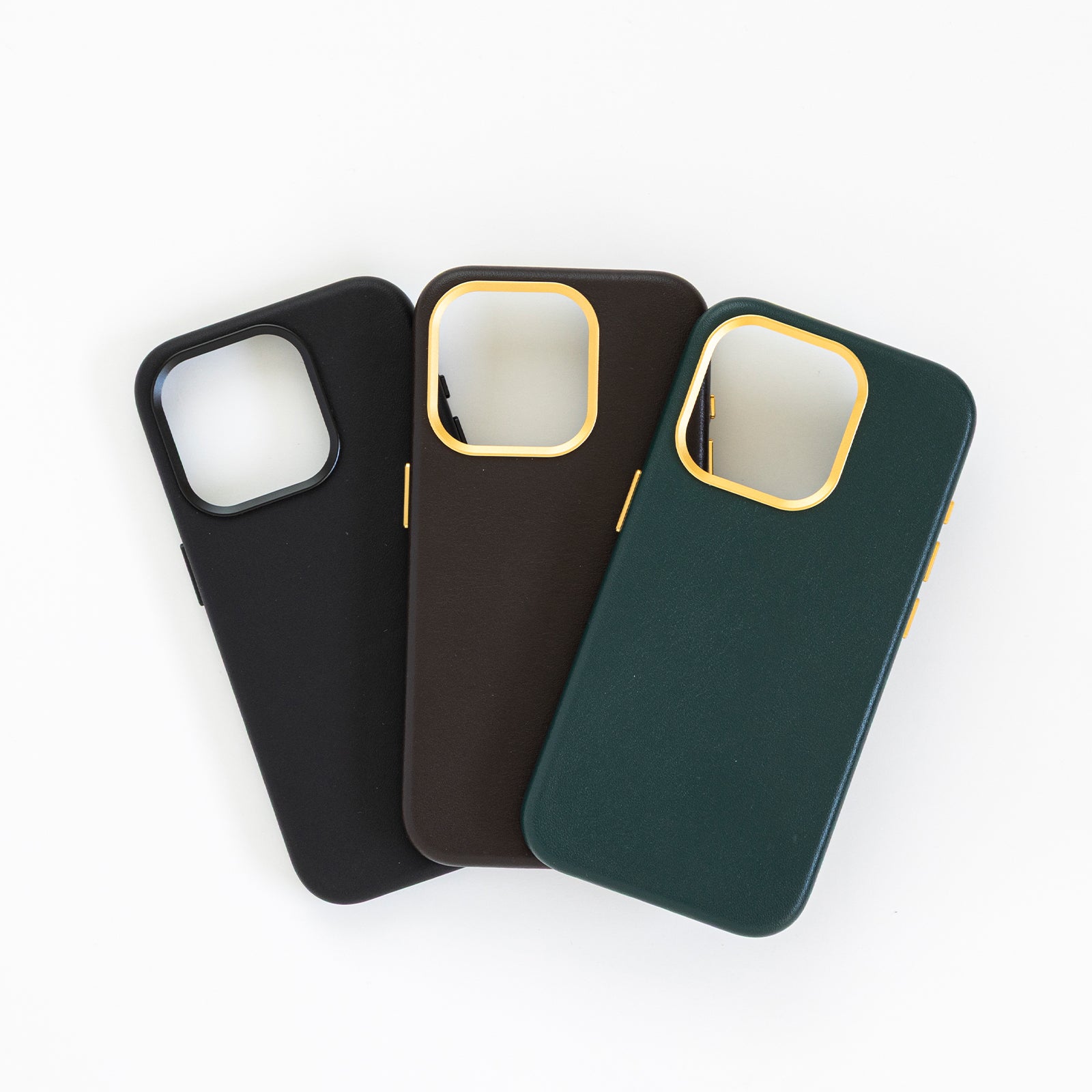 Mastrotto Smooth leather Shell Case for iPhone 16 Pro